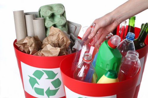 Clearing and sorting items in a flat
